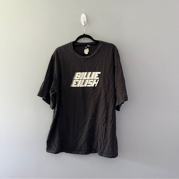 Billie Eilish Divided Graphic Band Tee Short Sleeve Oversized Size Large - Picture 9 of 9